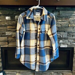 Plaid Soft-Brushed Utility Shacket